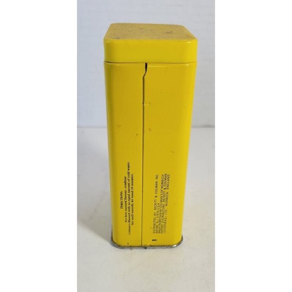 Vintage Coleman's English Mustard Blend Tin with Plastic Lid - Picture 2 of 9